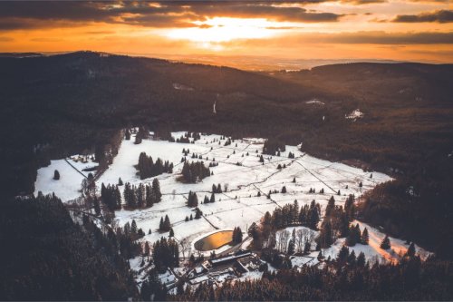 Žofín v zimě