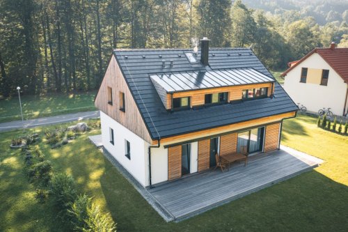 Pohled na Apartmány HYGGE shora